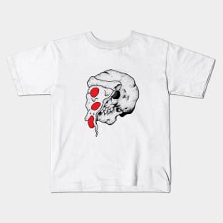 Skull Pizza Kids T-Shirt